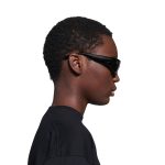 Swift Oval Sunglasses in Black - Image 3
